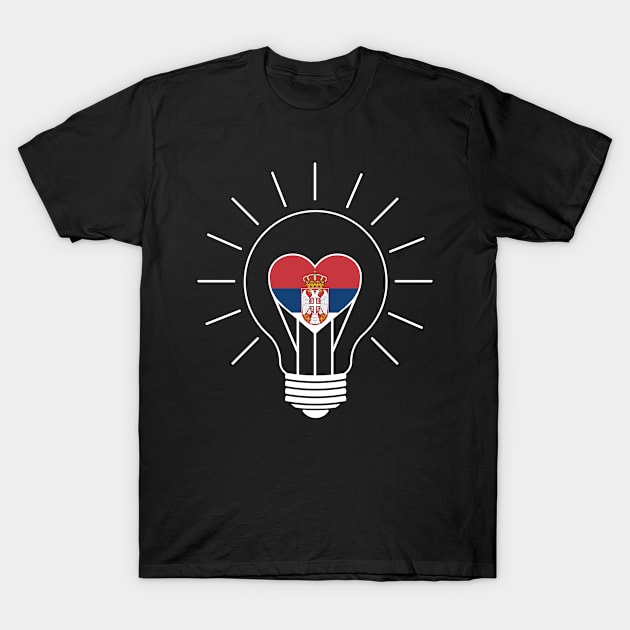 Love lamp Serbia designs T-Shirt by D_designs